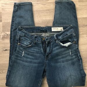 Pistola distressed skinny jeans size 28